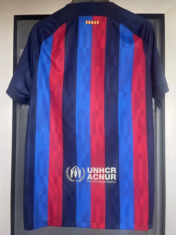 Barcelona 2022/23 Home Jersey Fan Version - Detail View 3 Barcelona 2022/23 Home Jersey Fan Version - Detail View 3 | KFCOOL