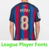 Barcelona 2022/23 Home Limited Edition Jersey Fan Version - Detail View 3 Barcelona 2022/23 Home Limited Edition Jersey Fan Version - Detail View 3 | KFCOOL