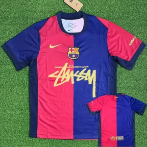 Barcelona 2024/25 Home Red Jersey Fan Version - Front View | KFCOOL