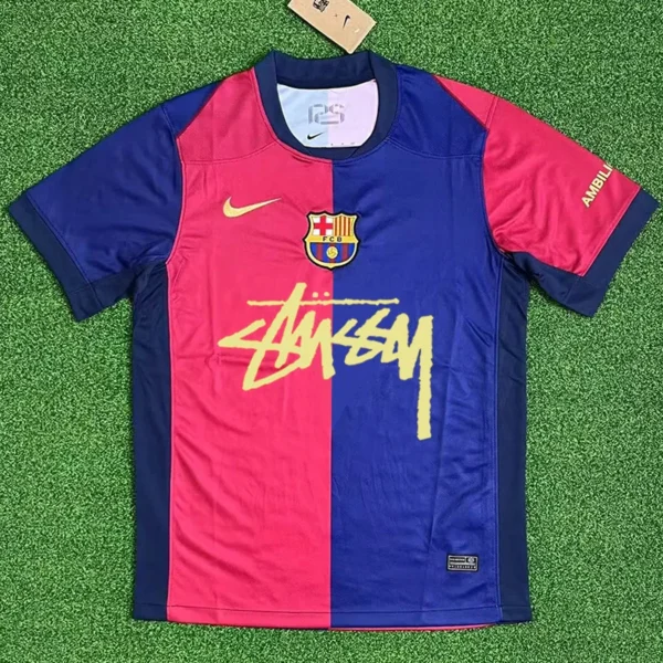 Barcelona 2024/25 Home Red Jersey Fan Version - Back View Barcelona 2024/25 Home Red Jersey Fan Version - Back View | KFCOOL
