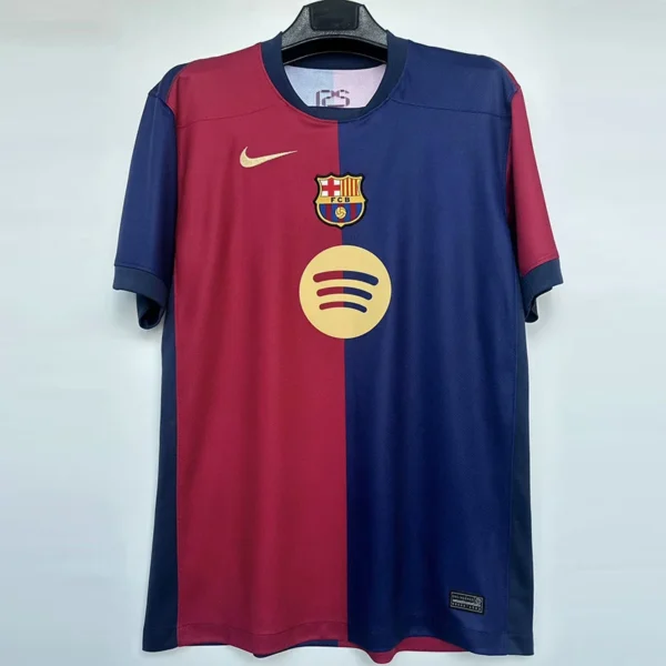 Barcelona 2024/25 Home Jersey Fan Version - Front View | KFCOOL