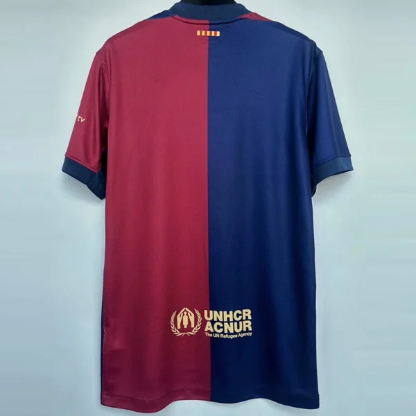 Barcelona 2024/25 Home Jersey Fan Version - Back View | KFCOOL