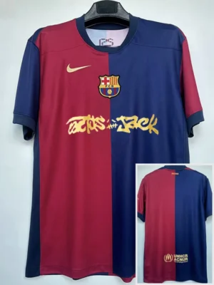 Barcelona 2024/25 Home Limited Edition Jersey Fan Version - Front View | KFCOOL