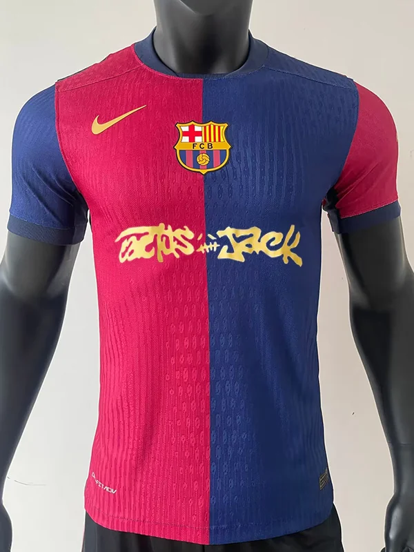Barcelona 2024/25 Home Limited Edition Jersey Player Version - Back View | KFCOOL