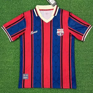 Barcelona 2025/26 Anniversary Jersey Fan Version - Front View | KFCOOL