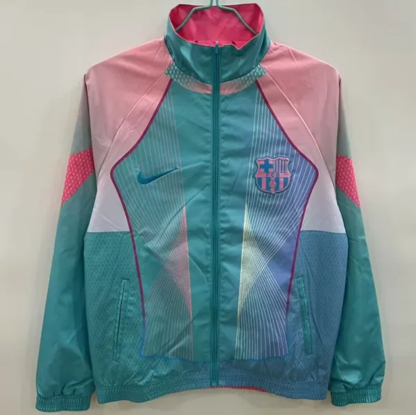Barcelona 2025/26 Double Sided Windbreaker - Detail View 4 | KFCOOL