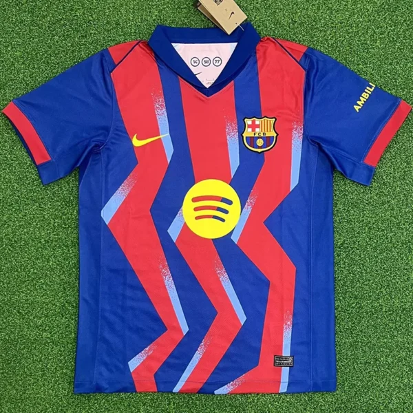 Barcelona 2025/26 Fourth Jersey Fan Version - Front View | KFCOOL