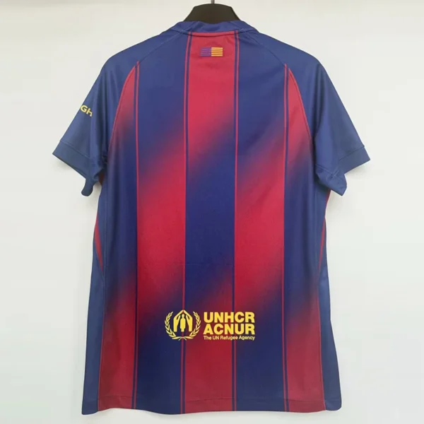 Barcelona 2025/26 Home Jersey Fan Version - Back View | KFCOOL