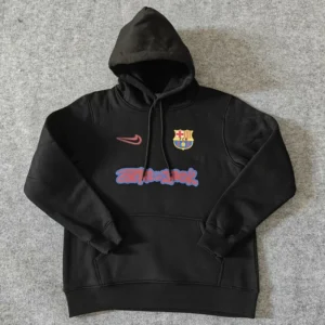 Barcelona 2025/26 Black Hoody - Front View | KFCOOL