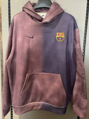 Barcelona 2025/26 Brown Hoody - Front View | KFCOOL
