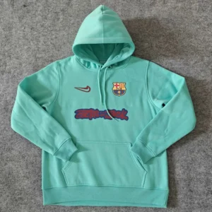 Barcelona 2025/26 Green Hoody - Front View | KFCOOL