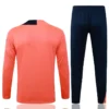 Barcelona 2025/26 Orange Half Pull Tracksuit - Back View | KFCOOL