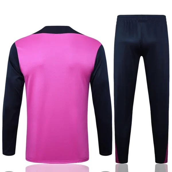 Barcelona 2025/26 Purple Half Pull Tracksuit - Back View | KFCOOL