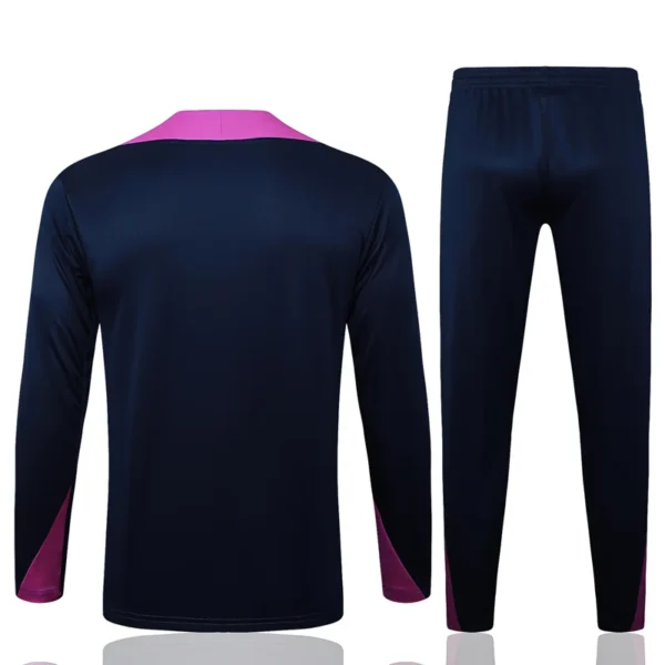 Barcelona 2025/26 Royal Blue Half Pull Tracksuit - Back View - KFCool – Football Jerseys & Soccer Kits Store Barcelona 2025/26 Royal Blue Half Pull Tracksuit - Back View | KFCOOL