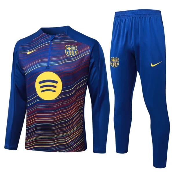 Barcelona 2025/26 Blue Red Half Pull Tracksuit - Front View - KFCool – Football Jerseys & Soccer Kits Store Barcelona 2025/26 Blue Red Half Pull Tracksuit - Front View | KFCOOL