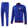 Barcelona 2025/26 Blue Jacket Tracksuit - Front View - KFCool – Football Jerseys & Soccer Kits Store Barcelona 2025/26 Blue Jacket Tracksuit - Front View | KFCOOL