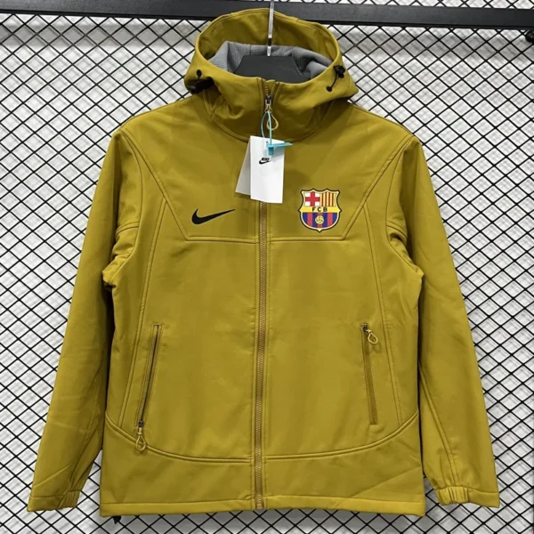 Barcelona 2025/26 Outdoor Jacket - Front View | KFCOOL