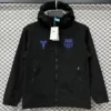 Barcelona 2025/26 Black Outdoor Jacket - Front View | KFCOOL