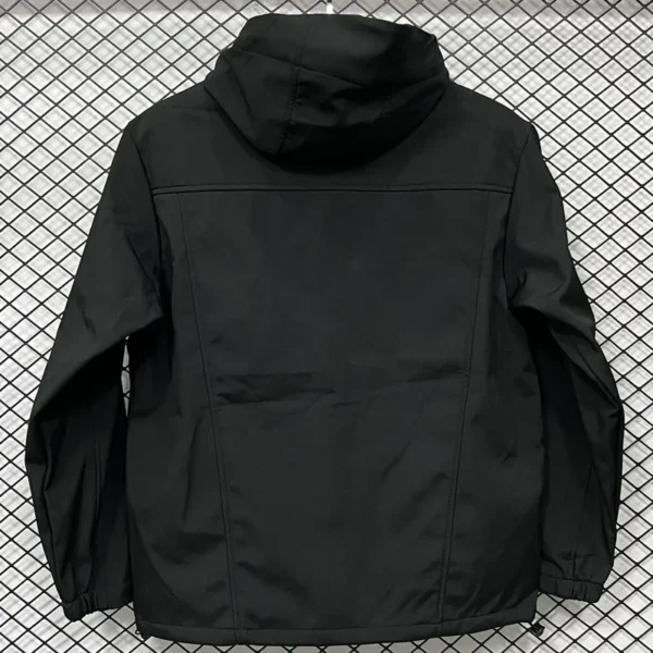 Barcelona 2025/26 Black Outdoor Jacket - Back View | KFCOOL