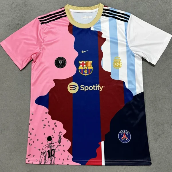 Barcelona 2025/26 Special Edition Jersey Fan Version - Back View Barcelona 2025/26 Special Edition Jersey Fan Version - Back View | KFCOOL