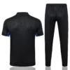 Barcelona 2025/26 Black Short Sleeve Pants Suit - Back View | KFCOOL