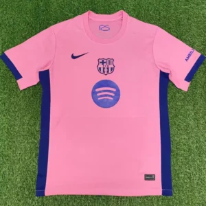 Barcelona 2025/26 Pink Blue Special Edition Training Shirt - Front View Barcelona 2025/26 Pink Blue Special Edition Training Shirt - Front View | KFCOOL
