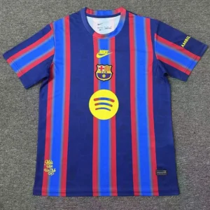 Barcelona 2025/26 Blue Red Training Shirt - Front View Barcelona 2025/26 Blue Red Training Shirt - Front View | KFCOOL