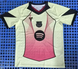 Barcelona 2025/26 Yellow Training Shirt - Front View | KFCOOL