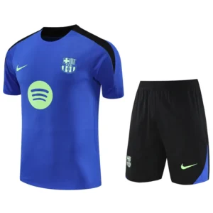 Barcelona 2025/26 Blue Training Short Suit - Front View Barcelona 2025/26 Blue Training Short Suit - Front View | KFCOOL