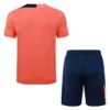 Barcelona 2025/26 Orange Training Short Suit - Back View Barcelona 2025/26 Orange Training Short Suit - Back View | KFCOOL