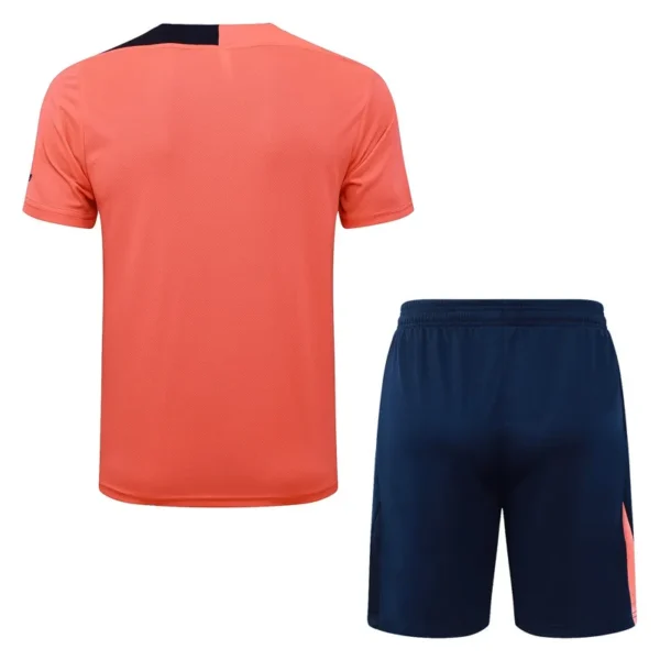 Barcelona 2025/26 Orange Training Short Suit - Back View Barcelona 2025/26 Orange Training Short Suit - Back View | KFCOOL