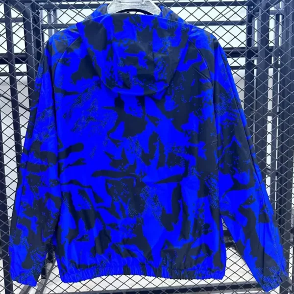 Barcelona 2025/26 Blue Windbreaker - Back View | KFCOOL