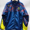 Barcelona 2025/26 Blue Yellow Windbreaker - Front View | KFCOOL