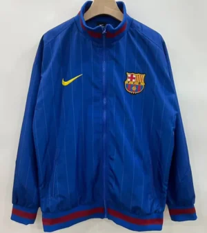 Barcelona 2025/26 Blue Red Windbreaker - Front View | KFCOOL