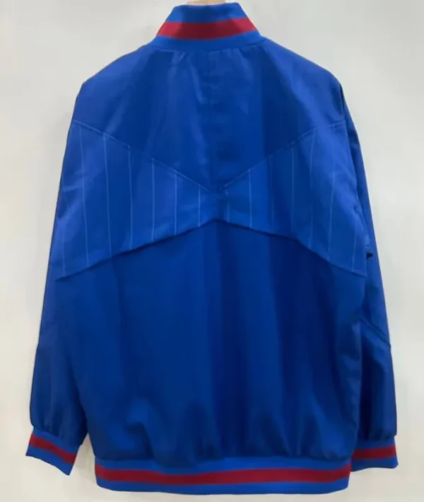 Barcelona 2025/26 Blue Red Windbreaker - Back View | KFCOOL