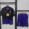 Barcelona 2026/27 Away Kids Kit Fan Version - Front View - KFCool – Football Jerseys & Soccer Kits Store Barcelona 2026/27 Away Kids Kit Fan Version - Front View | KFCOOL