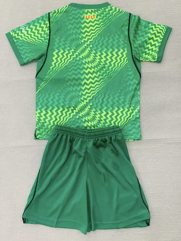 Barcelona 2026/27 Goalkeeper Kids Kit Fan Version - Back View - KFCool – Football Jerseys & Soccer Kits Store Barcelona 2026/27 Goalkeeper Kids Kit Fan Version - Back View | KFCOOL
