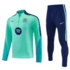 Barcelona 2026/27 Half Pull Tracksuit - Front View | KFCOOL