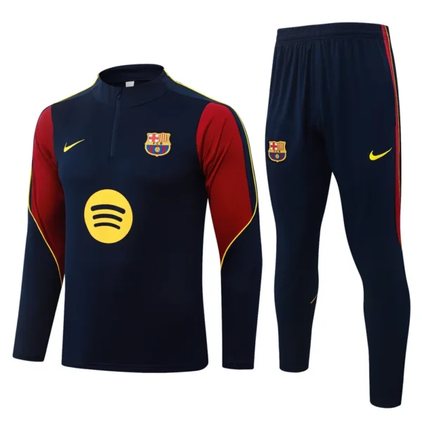 Barcelona 2026/27 Royal Blue Half Pull Tracksuit - Front View - KFCool – Football Jerseys & Soccer Kits Store Barcelona 2026/27 Royal Blue Half Pull Tracksuit - Front View | KFCOOL