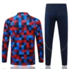 Barcelona 2026/27 Red Half Pull Tracksuit - Back View | KFCOOL