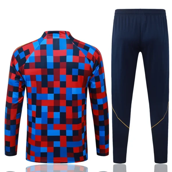 Barcelona 2026/27 Red Half Pull Tracksuit - Back View | KFCOOL