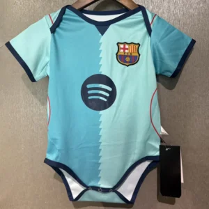 Barcelona 2026/27 Third Baby Bodysuit - Front View | KFCOOL