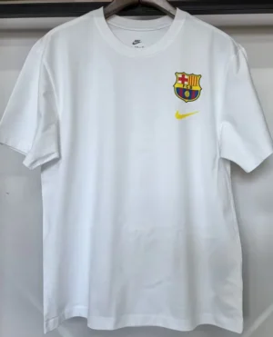 Barcelona 2026/27 White T-Shirt - Front View | KFCOOL