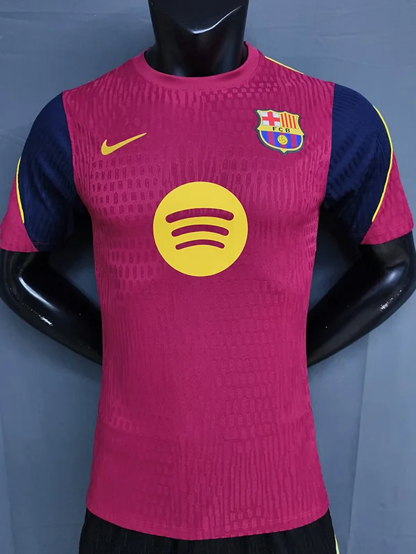 Barcelona 2026/27 Red Training Shirt Player Version - Front View Barcelona 2026/27 Red Training Shirt Player Version - Front View | KFCOOL