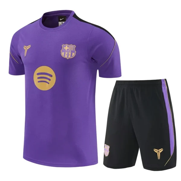 Barcelona 2026/27 Purple Training Short Suit - Front View Barcelona 2026/27 Purple Training Short Suit - Front View | KFCOOL