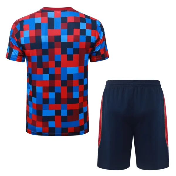 Barcelona 2026/27 Red Training Short Suit - Back View | KFCOOL