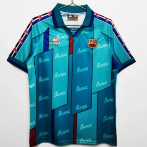 Barcelona 1996/97 Retro Away Jersey Fan Version - Front View | KFCOOL
