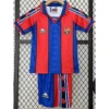 Barcelona 1996/97 Retro Home Kids Kit Fan Version - Front View | KFCOOL