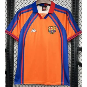 Barcelona 1997/98 Retro Away Jersey Fan Version - Front View Barcelona 1997/98 Retro Away Jersey Fan Version - Front View | KFCOOL