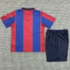 Barcelona 1998/99 Retro Away Kids Kit Fan Version - Back View | KFCOOL